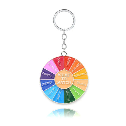 Cartoon Style Letter Color Block Alloy Unisex Keychain