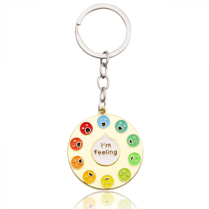 Cartoon Style Letter Color Block Alloy Unisex Keychain