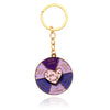 Cartoon Style Letter Color Block Alloy Unisex Keychain