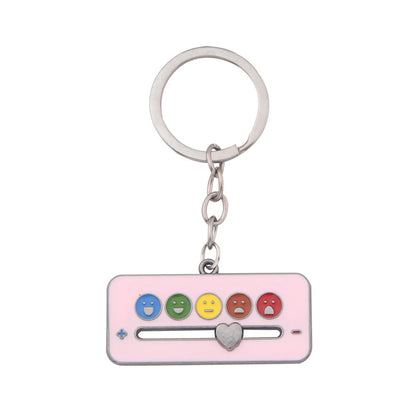 Cartoon Style Letter Color Block Alloy Unisex Keychain