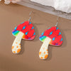 Cartoon Style Mushroom Arylic Women'S Drop Earrings 1 Pair