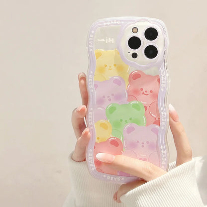 Cartoon Style Novelty Simple Style Animal Bear   Phone Cases