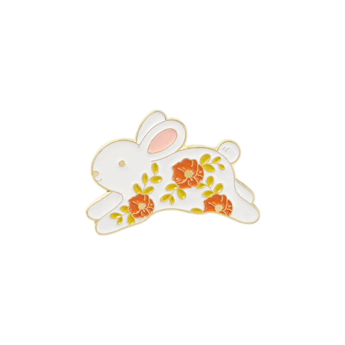 Cartoon Style Rabbit Animal Frog Alloy Stoving Varnish Plating Kid'S Corsage Brooches Collar Pin