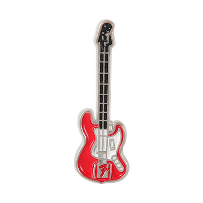 Cartoon Style Retro Guitar Notes Alloy Stamping Stoving Varnish Plating Kid'S Brooches