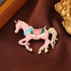 Cartoon Style Retro  Alloy Enamel Inlay Rhinestones Women'S Brooches