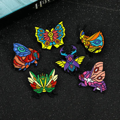 Cartoon Style Simple Style Insect Alloy Enamel Plating Unisex Brooches