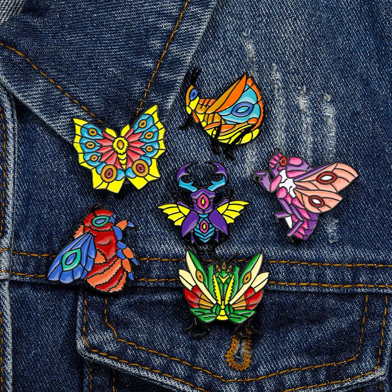 Cartoon Style Simple Style Insect Alloy Enamel Plating Unisex Brooches