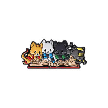 Cartoon Style Simple Style Letter Cat Alloy Stoving Varnish Unisex Brooches