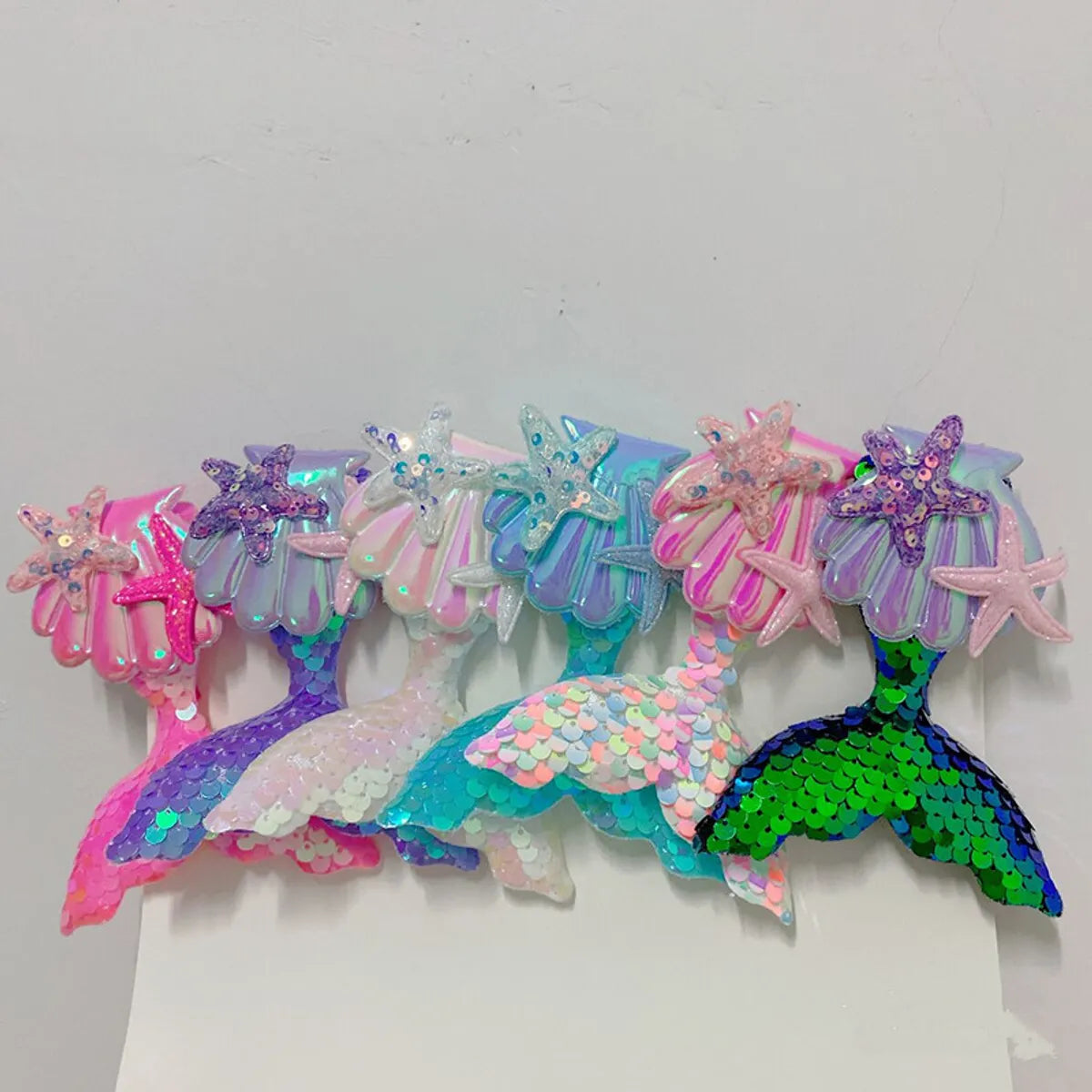 Cartoon Style Starfish Fish Tail Sequin Metal Sequins Hair Clip 1 Piece