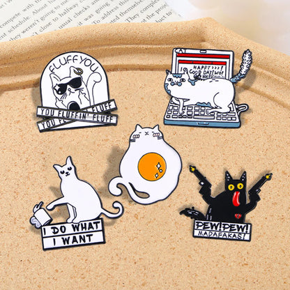 Cartoon Style Sweet Animal Alloy Enamel Unisex Brooches