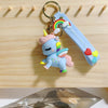 Cartoon Style  Silica Gel Unisex Bag Pendant Keychain