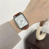 Casual Alloy Case Women's Square Retro Fashion Watch