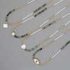 Casual Beach Devil's Eye Square Heart Shape Beaded Stone Inlay Shell Women's Necklace