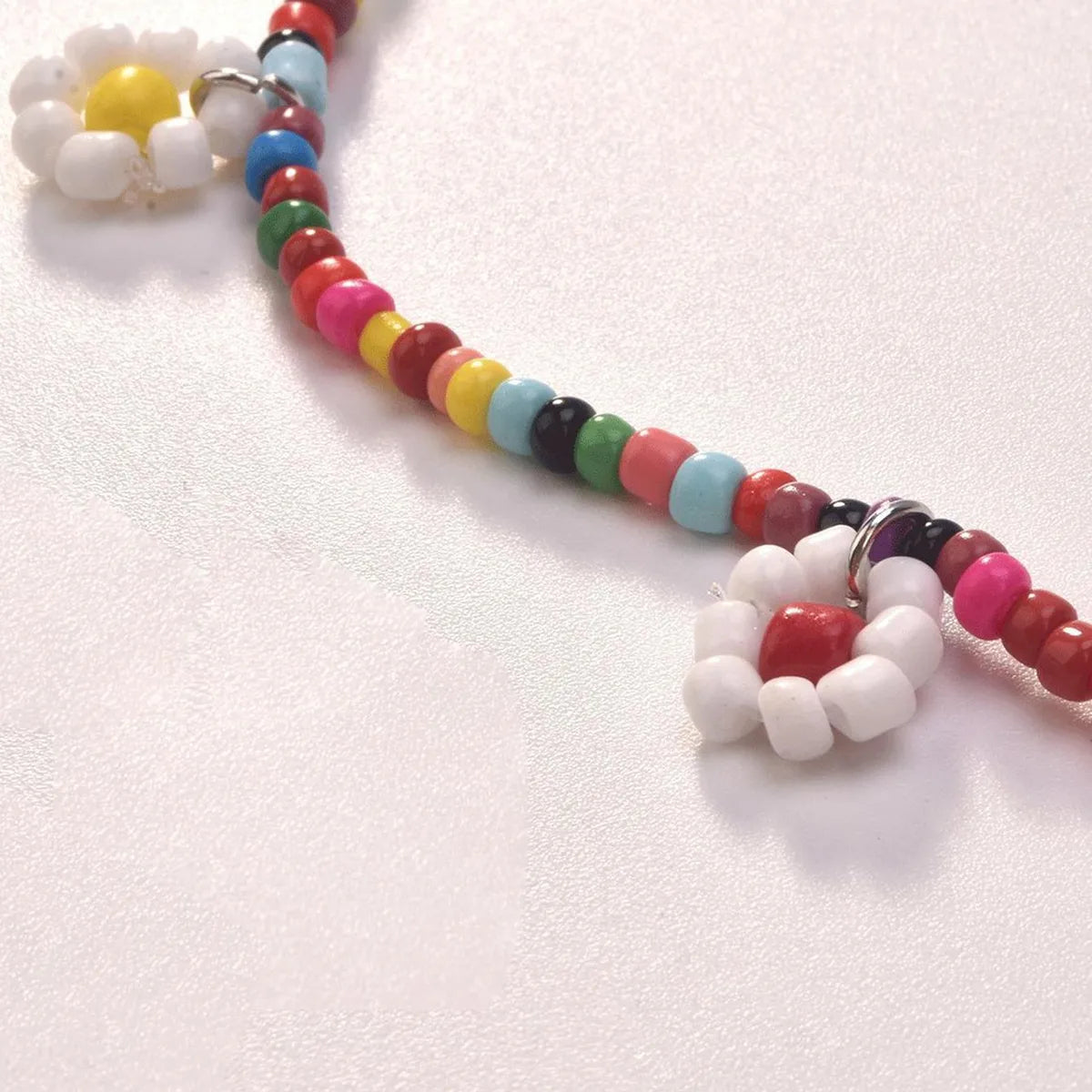 Casual Beach Flower Beaded Women'S Necklace