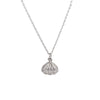 Wholesale Jewelry Casual Beach Shell 304 Stainless Steel Copper Artificial Pearls Zircon K Gold Plated Plating Inlay Pendant Necklace