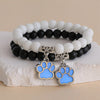 Casual Bohemian Paw Print Alloy Stone Wholesale Bracelets