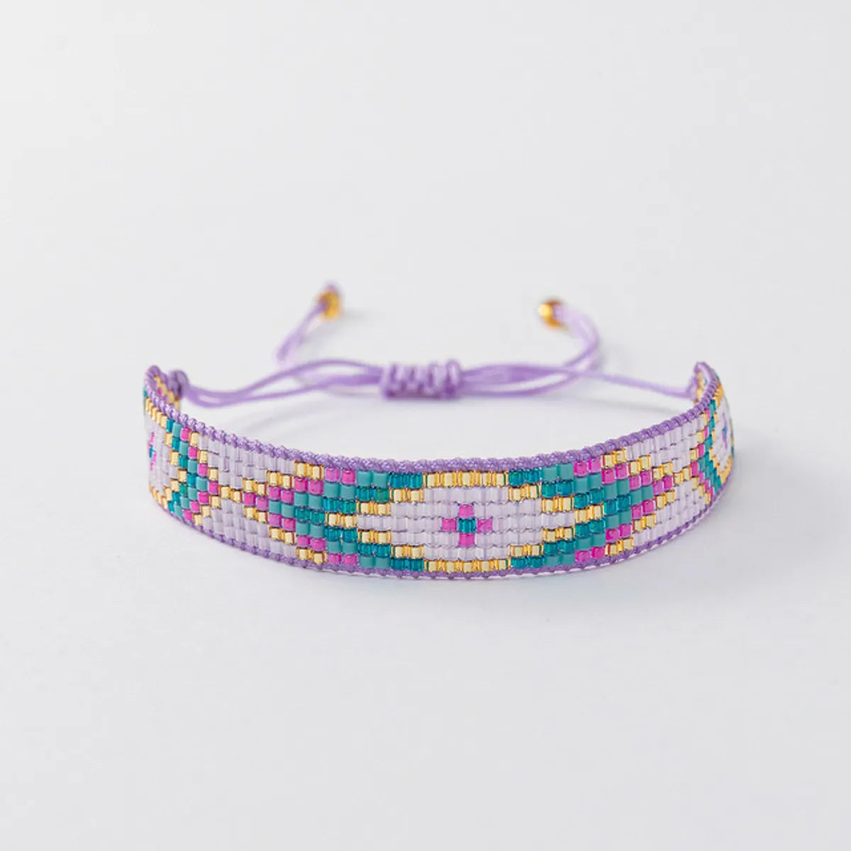 Casual Bohemian Rhombus Seed Bead Rope Beaded Women's Bracelets