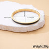 Casual Business Simple Style Geometric 304 Stainless Steel Wholesale Bangle