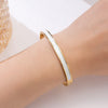 Casual Business Simple Style Geometric 304 Stainless Steel Wholesale Bangle