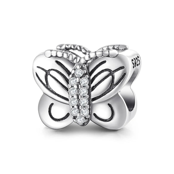 Casual Butterfly Sterling Silver Wholesale Jewelry Accessories