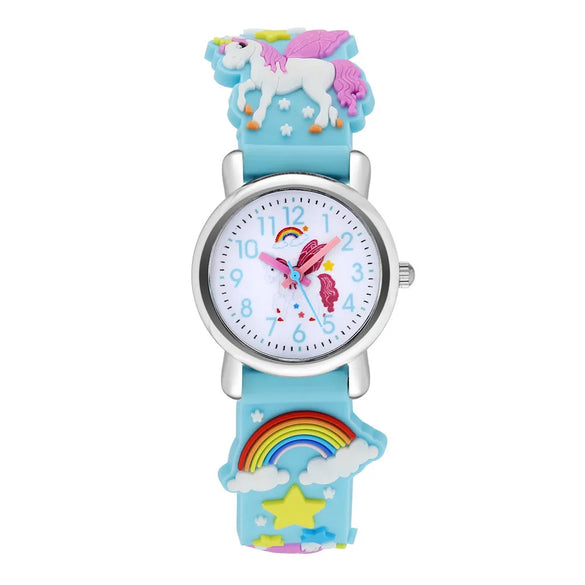 Casual Cartoon Buckle Quartz Kids Watches