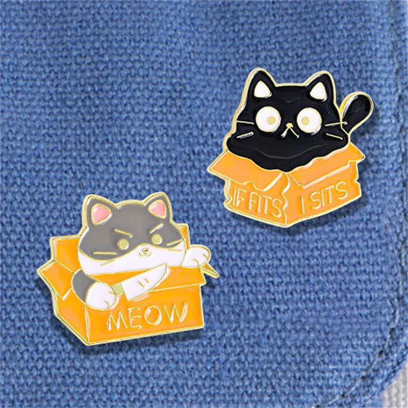 Casual Cartoon Style Animal Cat Alloy Unisex Brooches