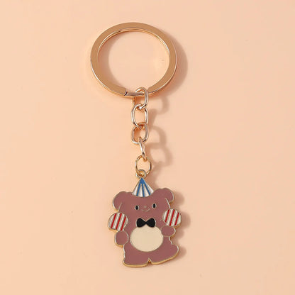 Casual Cartoon Style Cute Dog Unicorn Alloy Christmas Keychain