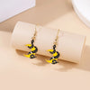 Casual Cat Eagle Snake Alloy Stoving Varnish Women'S Drop Earrings 1 Pair