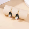 Casual Cat Eagle Snake Alloy Stoving Varnish Women'S Drop Earrings 1 Pair