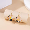 Casual Cat Eagle Snake Alloy Stoving Varnish Women'S Drop Earrings 1 Pair