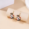 Casual Cat Eagle Snake Alloy Stoving Varnish Women'S Drop Earrings 1 Pair