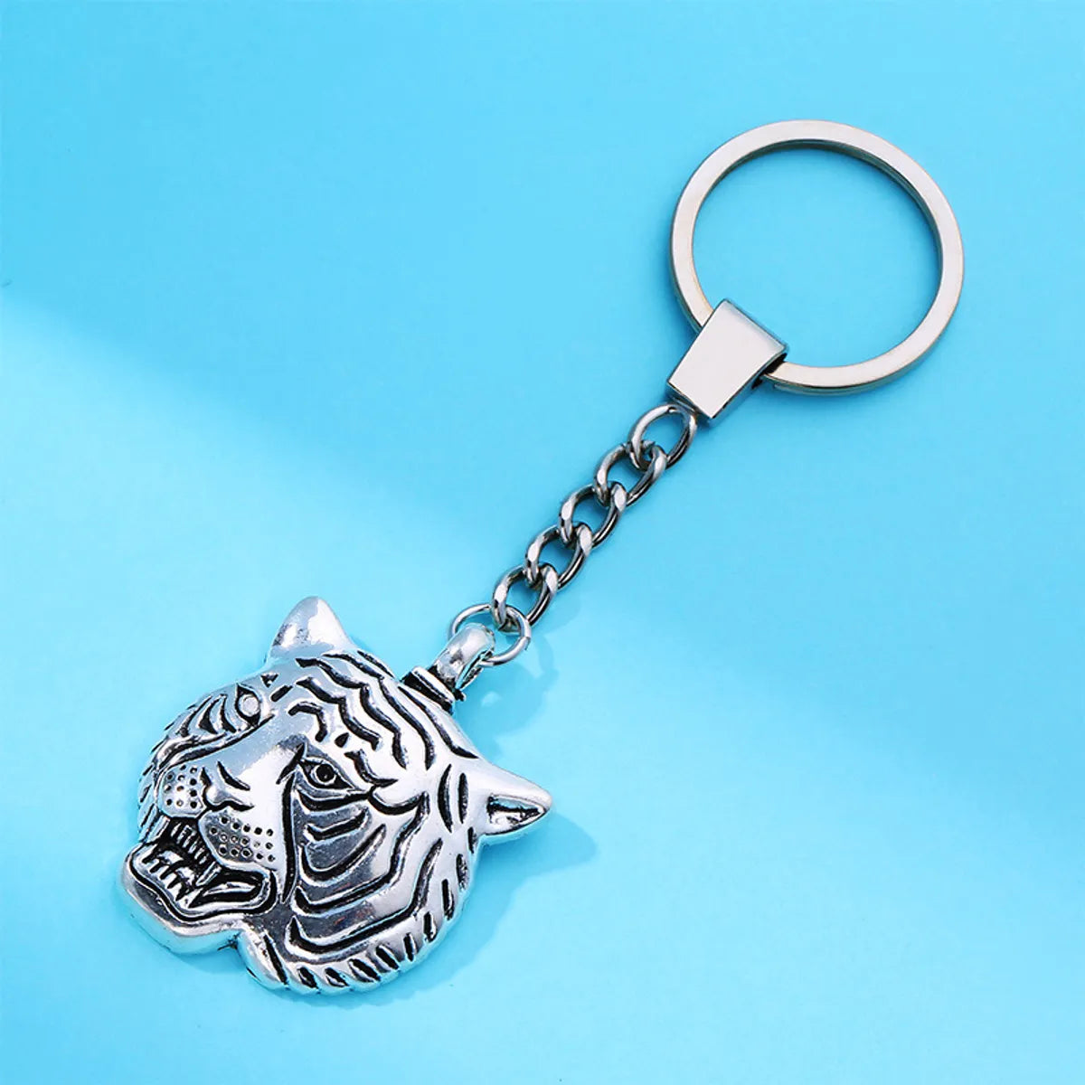 Casual Cheetah Print Tiger Horse Alloy Plating Keychain