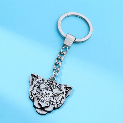 Casual Cheetah Print Tiger Horse Alloy Plating Keychain