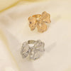 Casual Classic Style Bow Knot Alloy Women'S Open Rings