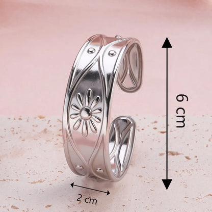 Casual Classic Style Round Stainless Steel Plating Gold Plated Silver Plated Bangle