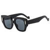 Casual Color Block Solid Color Pc Square Full Frame Women'S Sunglasses