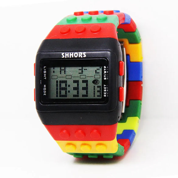Casual Colorful Electronic Women'S Watches