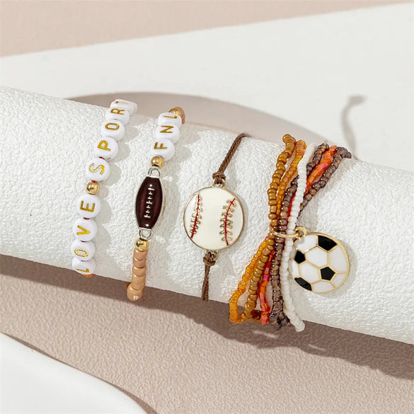 Casual Commute Animal Ball Flower CCB Alloy Glass Wholesale Bracelets