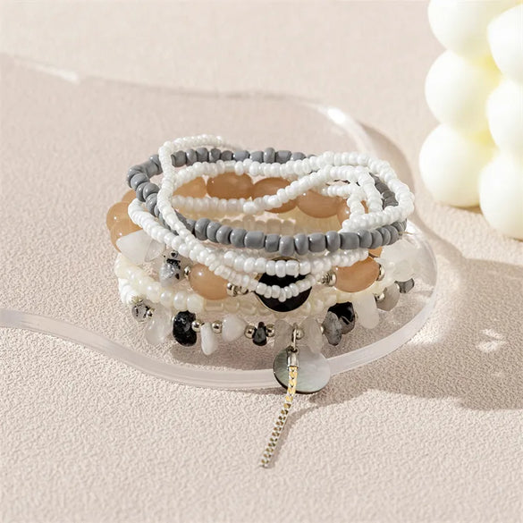 Casual Commute Animal Ball Flower CCB Alloy Glass Wholesale Bracelets