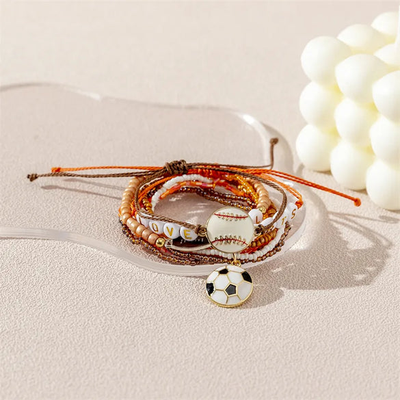 Casual Commute Animal Ball Flower CCB Alloy Glass Wholesale Bracelets