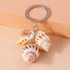 Casual Conch Alloy Shell Bag Pendant Keychain