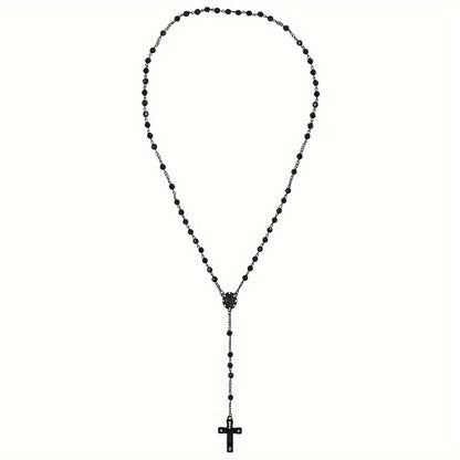 Casual Cross Alloy Women'S Long Necklace