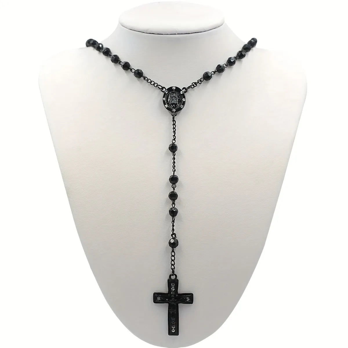 Casual Cross Alloy Women'S Long Necklace