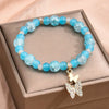 Casual Cute Butterfly Glass Wholesale Bracelets