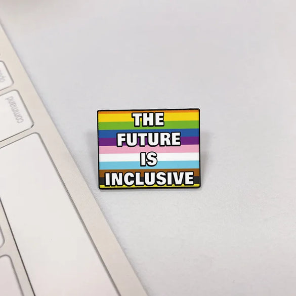 Casual Cute Cartoon Letter Color Block Alloy Women'S Brooches