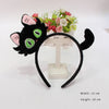 Women'S Casual Cute Cat Flannel Hair Band