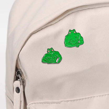 Casual Cute Frog Alloy Enamel Plating Unisex Brooches