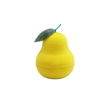 Casual Cute Pear Plastic Flocking Jewelry Boxes