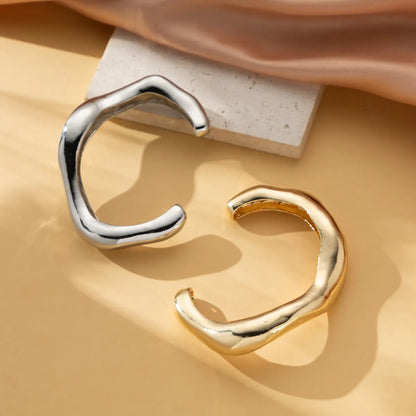 Casual Cute Simple Style Irregular Alloy Wholesale Bangle