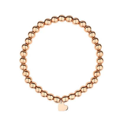 Casual Cute Simple Style Round Stainless Steel Gold Plated Bracelets In Bulk